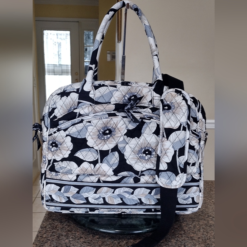 Vera Bradley Black and White Floral Bag
